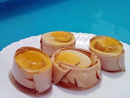 Aspic aux Oeuf et Jambon 1