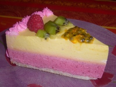 BAVAROIS FRAMBOISES ET FRUITS EXOTIQUES 1
