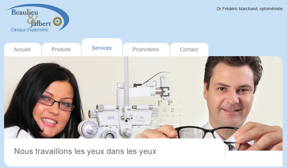 Beaulieu & Jalbert Clinique d'Optometrie en Ligne