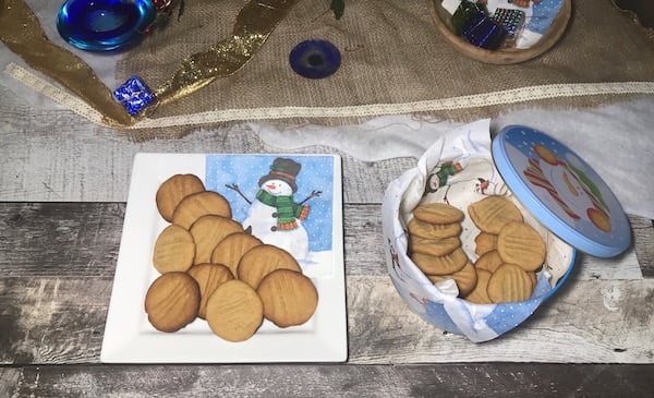  Biscuits au Beurre d'arachide Circulaire