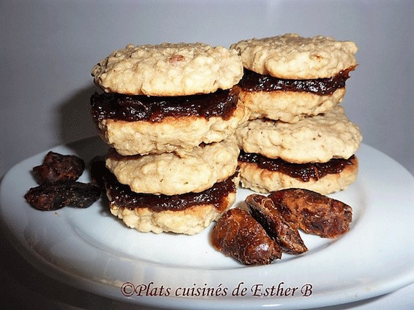 Biscuits au Gruau avec Garniture aux Dattes 2
