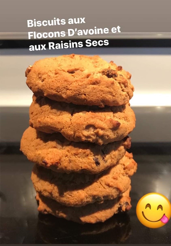 Biscuits aux Flocons D’avoine et aux Raisins Secs 