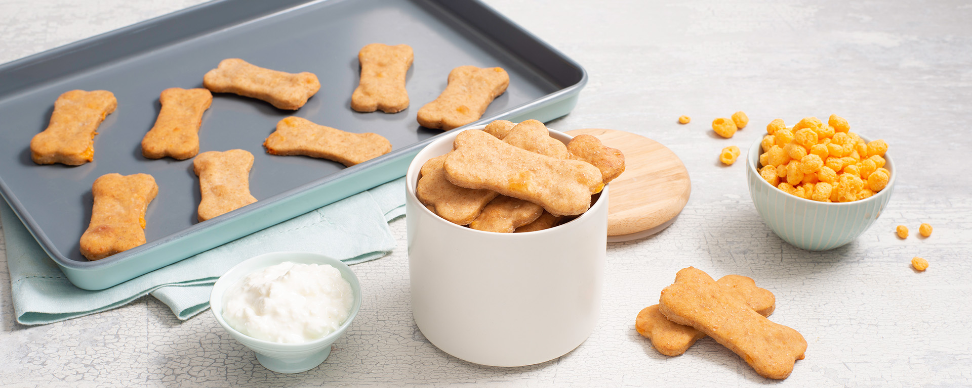 Biscuits pour Chiens au Fromage et Beurre D’arachide