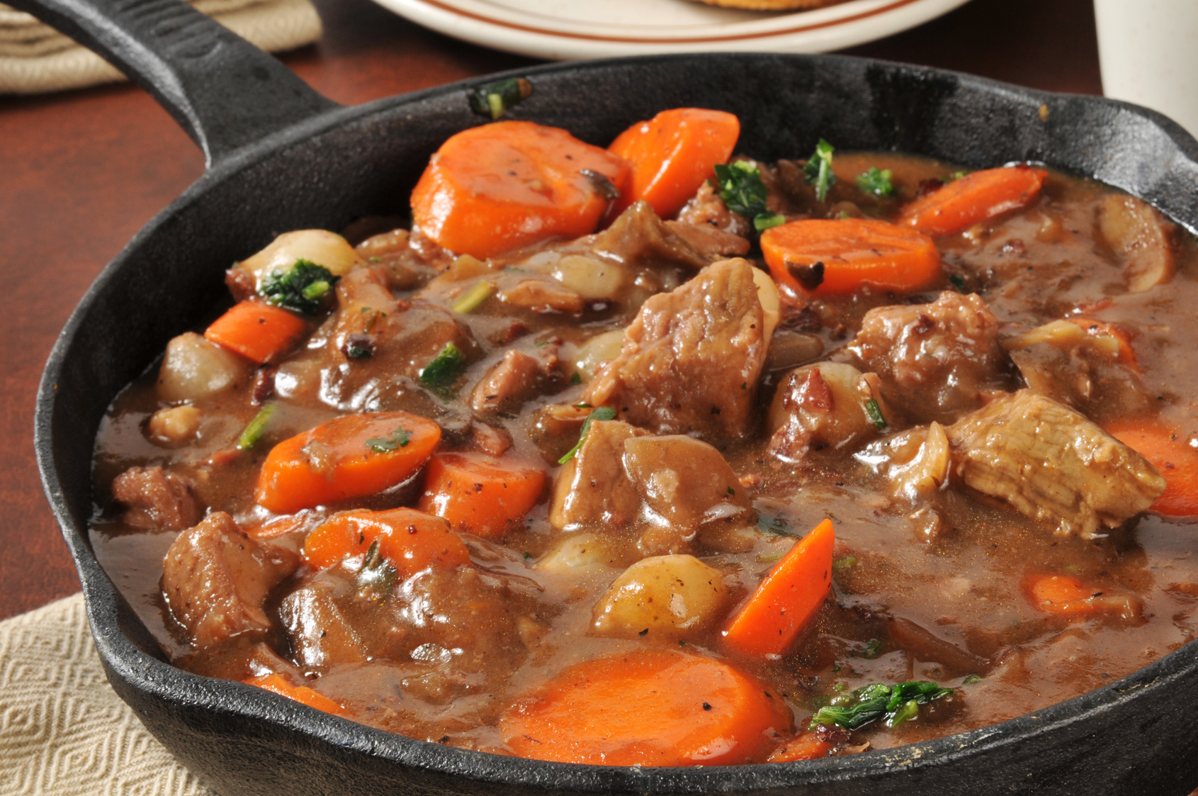 Boeuf Bourguignon aux Petits Oignons