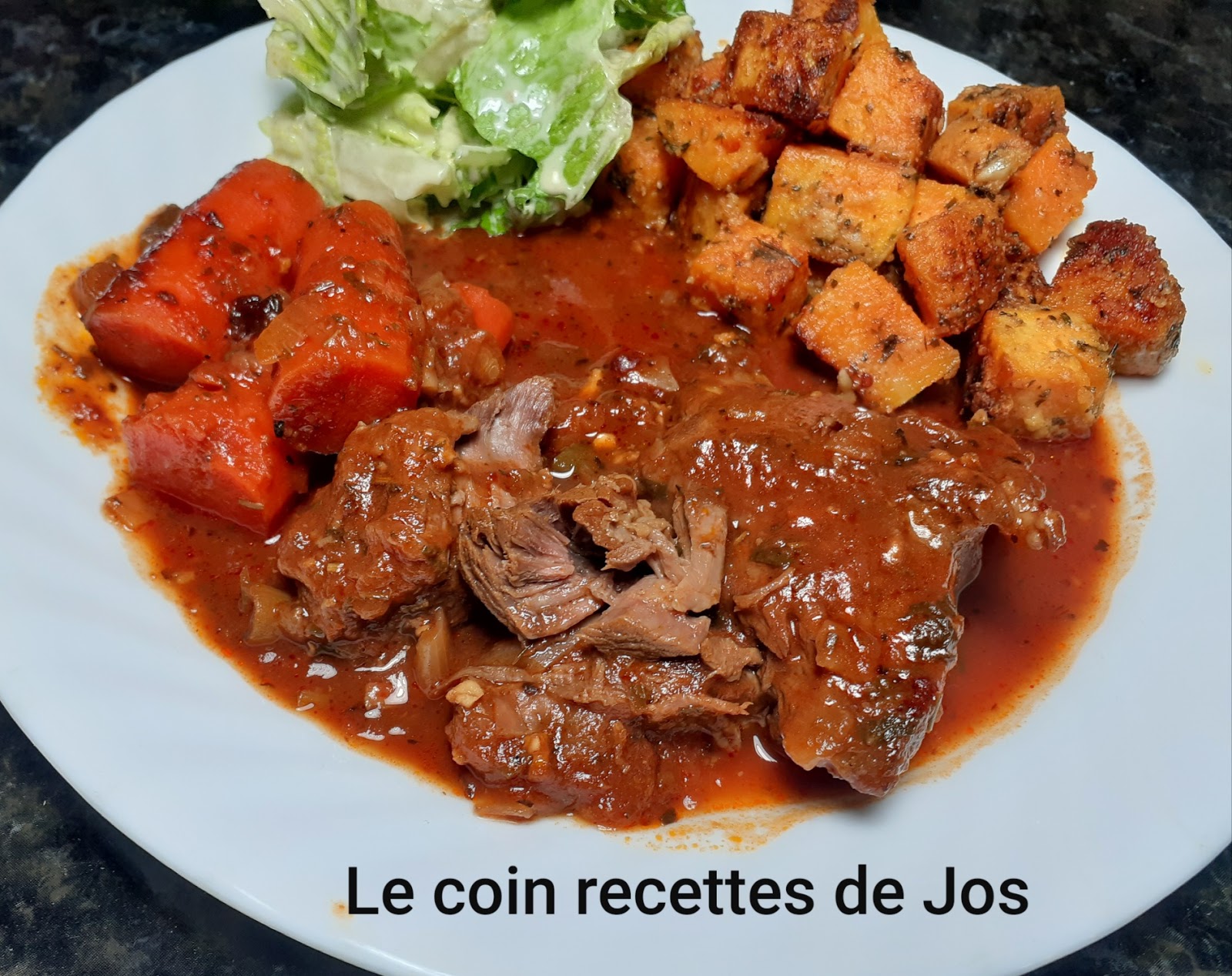 Recette BOEUF BRAISÉ À L'AIL ET SAUCE TOMATE Circulaire en ligne