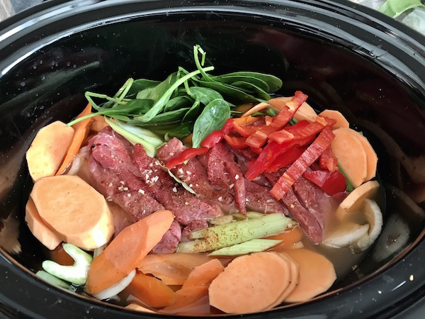 Boeuf en Lanières à la Mijoteuse