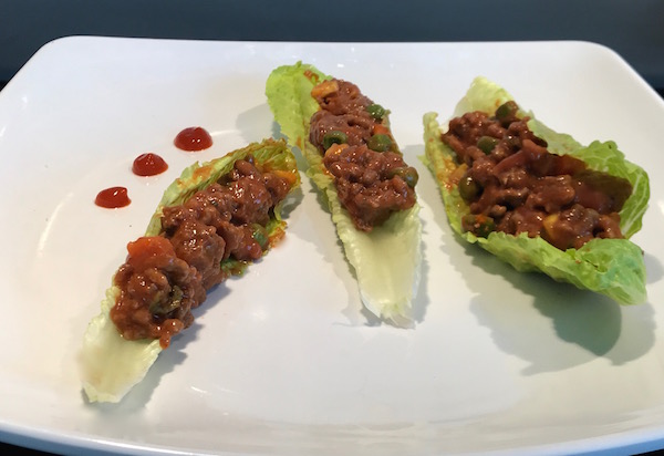 Boeuf Haché Chili sur Laitue Romaine 4