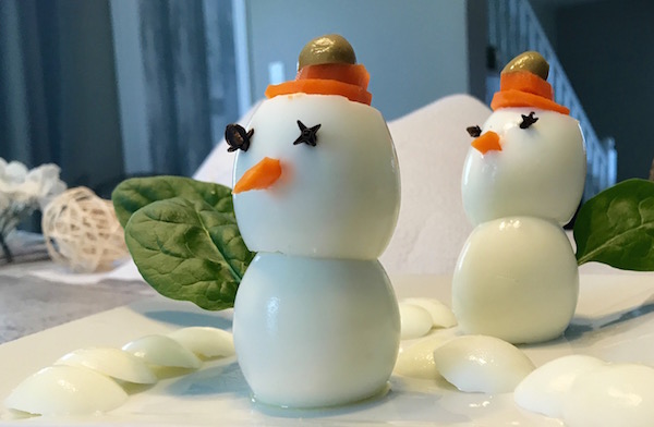 Bonhommes de Neige en Oeufs pour Noël 4