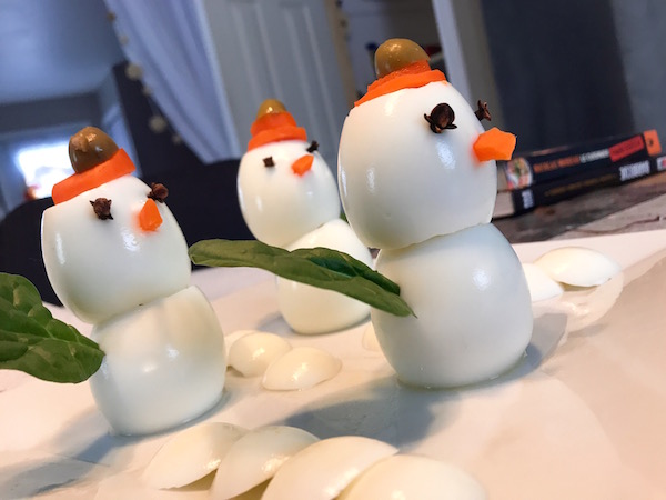 Bonhommes de Neige en Oeufs pour Noël 6