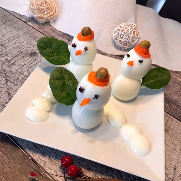 Bonhommes de Neige en Oeufs pour Noël 9