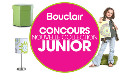 Bouclair - Concours nouvelle collection Junior
