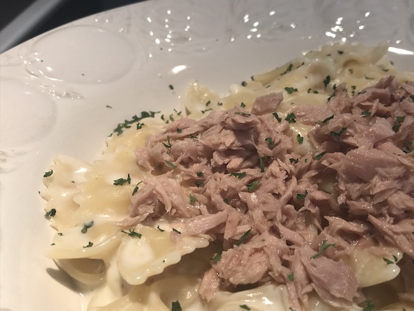 Boucles Sauce Béchamel et Thon 3