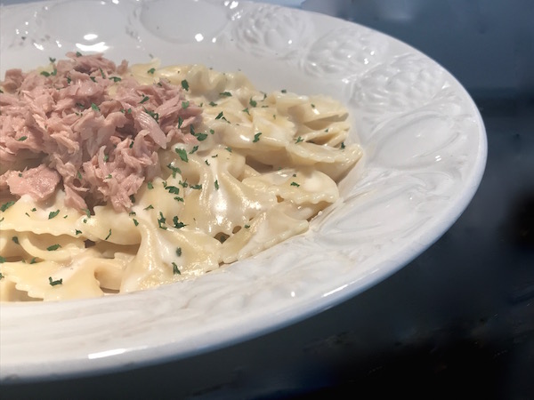 Boucles Sauce Béchamel et Thon 4