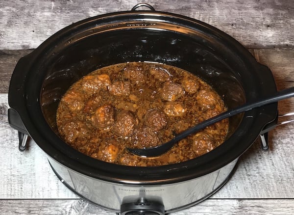 Boulettes Boeuf Haché Farcies de Fromage à la Mijoteuse 9