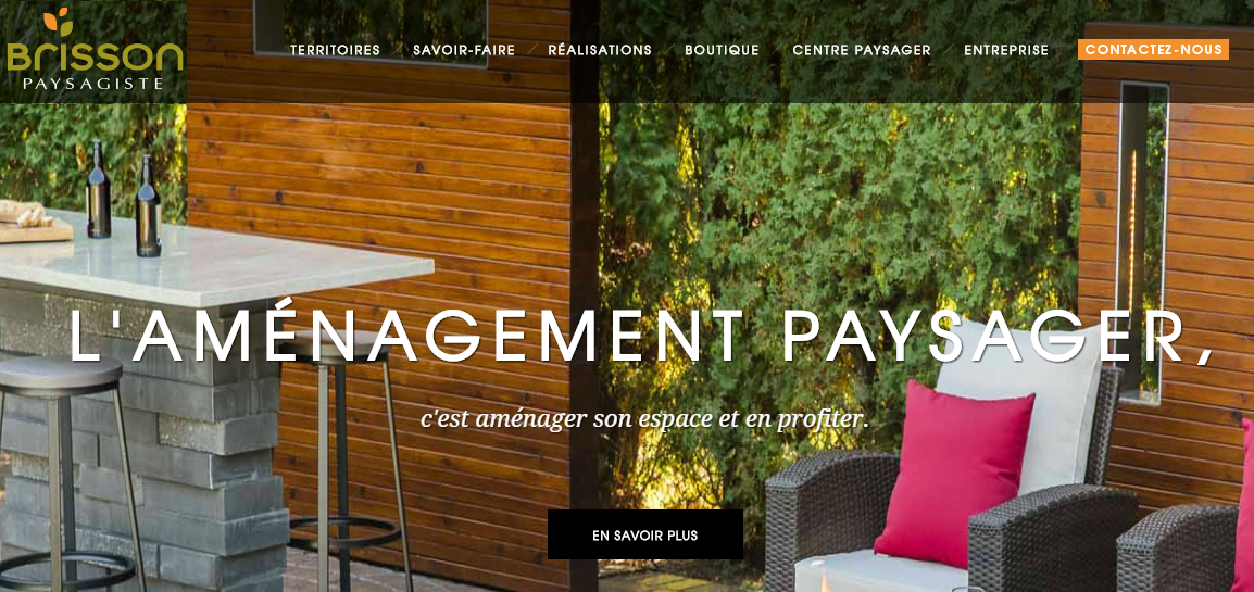 Paysagiste Brisson en Ligne Paysagiste Brisson en Ligne