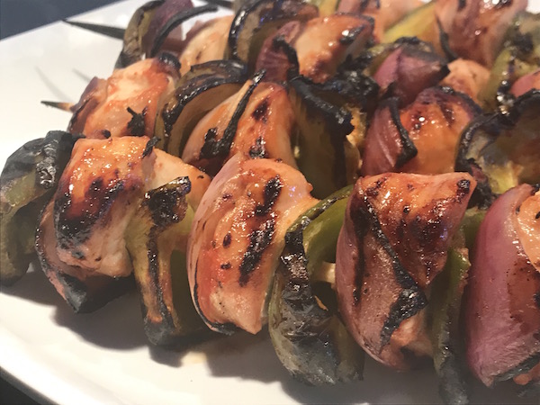 Brochette de Poulet et Légumes sur le BBQ 4