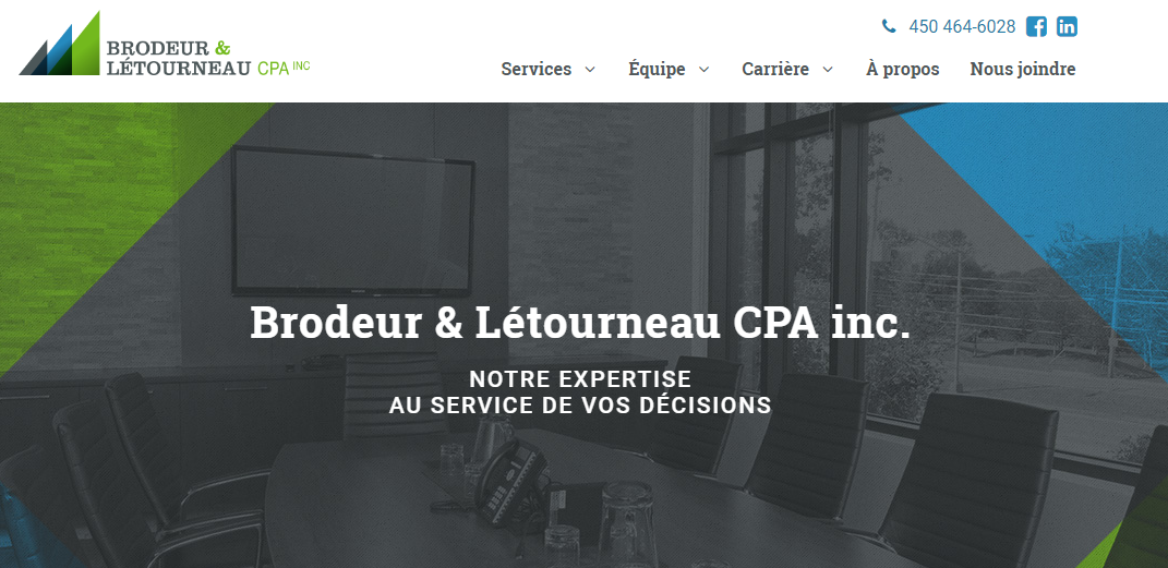 Brodeur & Létourneau CPA en Ligne