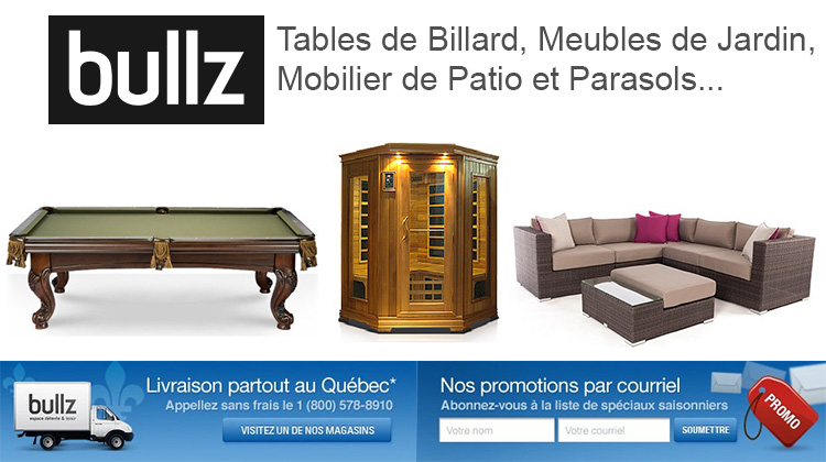 Bullz Meubles de Jardin Tables billiard Patio