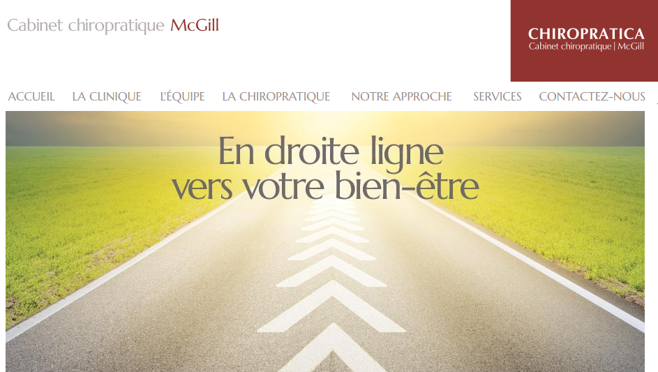 Cabinet Chiropratique McGill en Ligne