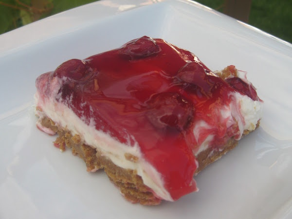 Carrés au Fromage et Cerise de Lucie 2