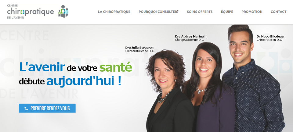 Centre Chiropratique de L'Avenir en Ligne 