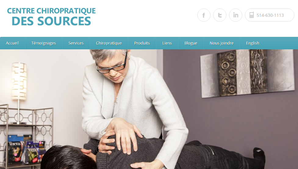 Centre Chiropratique des Sources en Ligne 