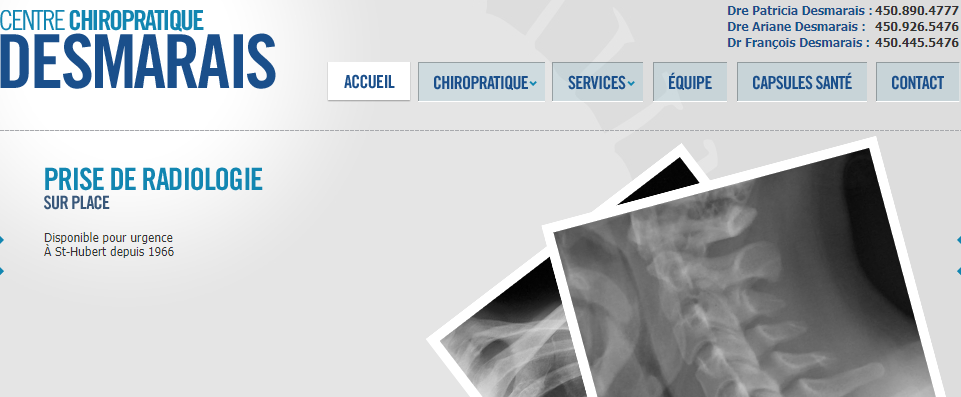 Centre Chiropratique Desmarais en Ligne 