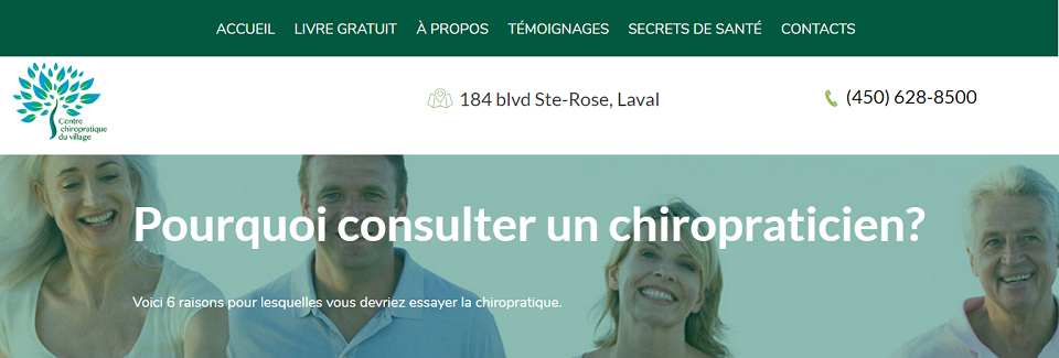 Centre Chiropratique du Village en Ligne 