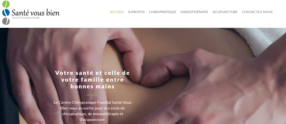Centre Chiropratique Familial Santé Vous Bien en Ligne 