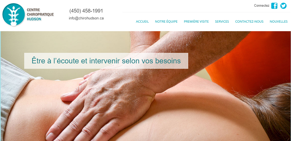 Centre Chiropratique Hudson en Ligne