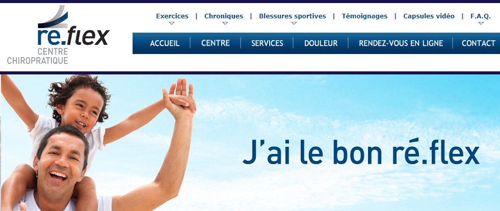 Centre Chiropratique Ré.Flex en Ligne