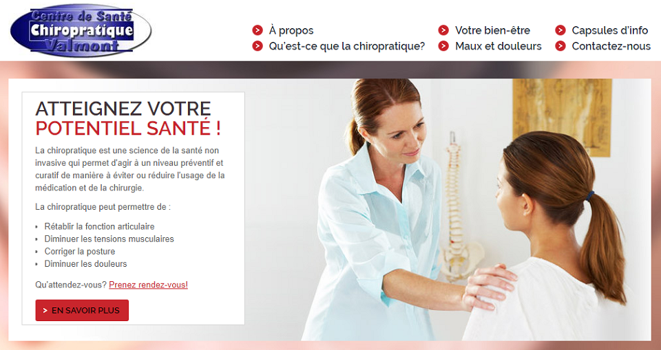 Centre de Santé Chiropratique Valmont en Ligne 