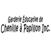 Logo Garderie Chenille à Papillon