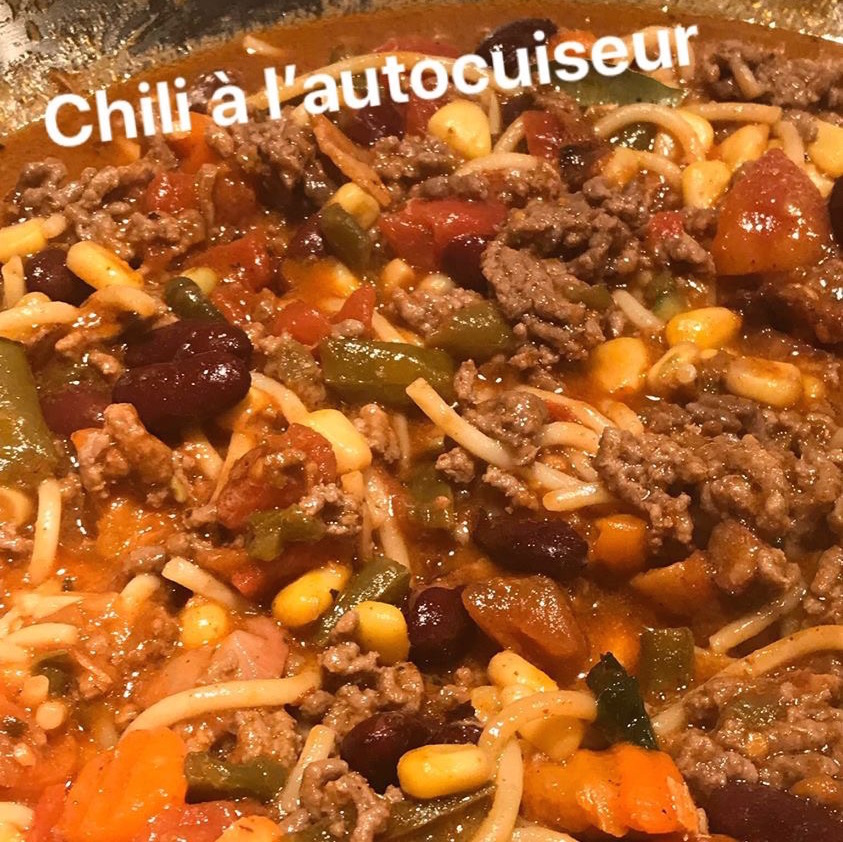 Chili à L'autocuiseur 