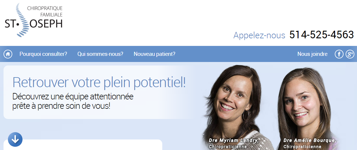 Chiropratique Familiale St-Joseph en Ligne 