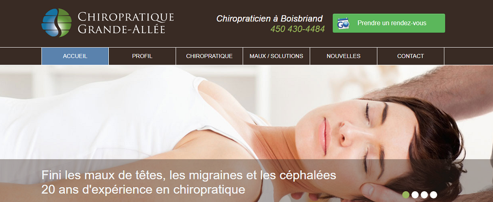 Chiropratique Grande-Allée en Ligne 