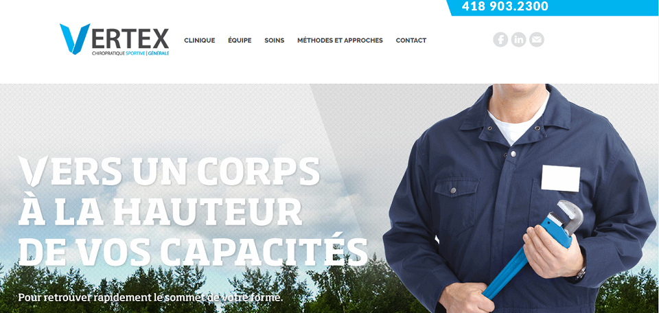 Chiropratique Sportive Vertex en Ligne