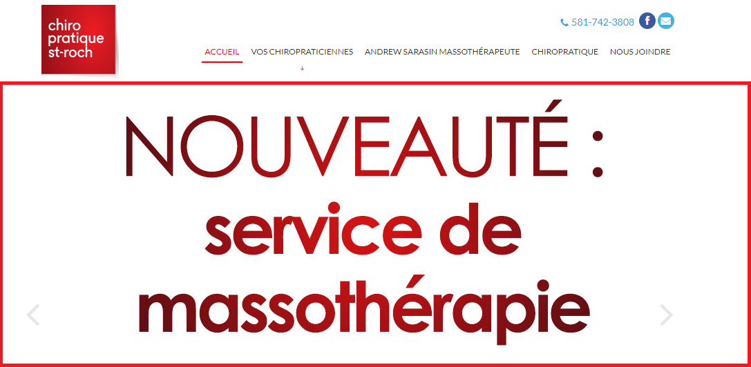 Chiropratique St-Roch en Ligne