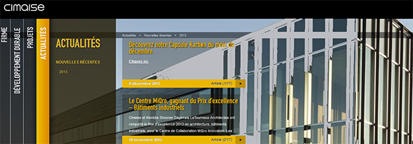 cimaise en ligne