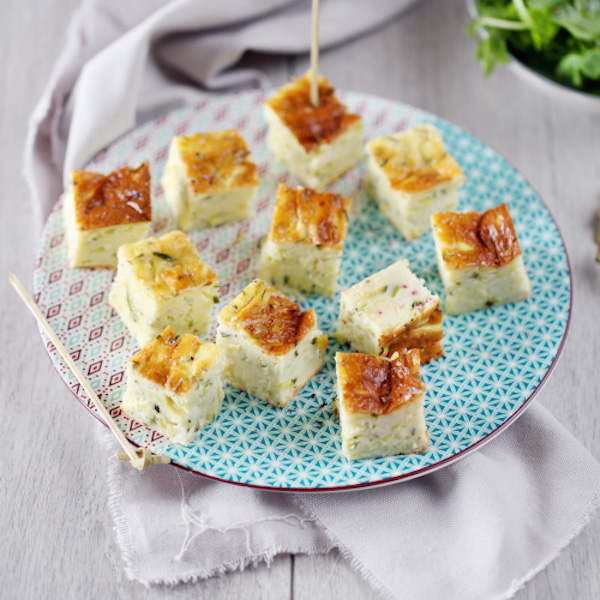 Clafoutis de courgettes au chevre frais 1