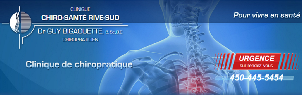 Clinique Chiro-Sant&eacute; Rive-Sud en Ligne 