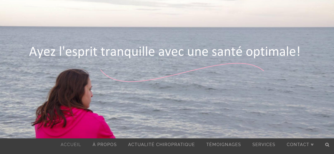 Clinique Chiropratique Cap-Rouge en Ligne