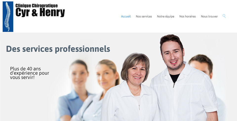 Clinique Chiropratique Cyr & Henry en Ligne