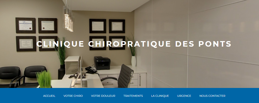 Clinique Chiropratique des Ponts en Ligne
