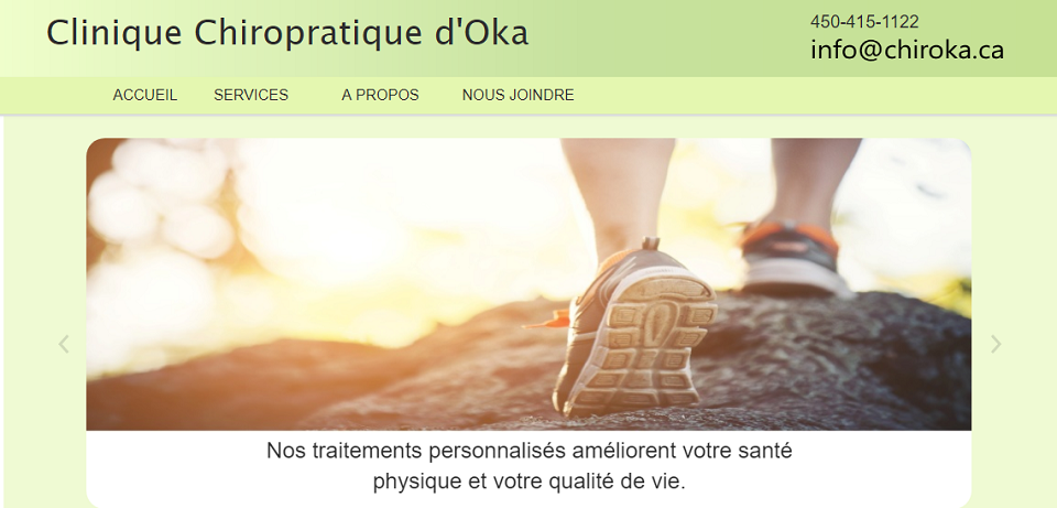 Clinique Chiropratique d'Oka en Ligne
