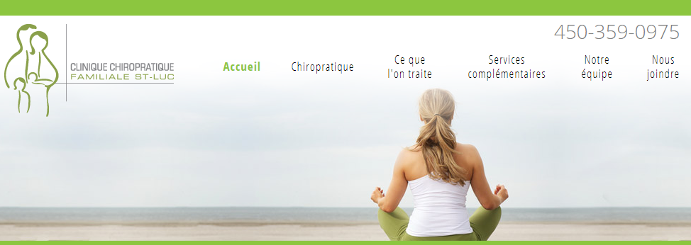 Clinique Chiropratique Familiale St-Luc en Ligne