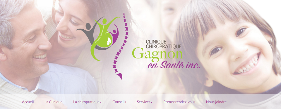Clinique Chiropratique Gagnon en Sant&eacute; Inc. en Ligne
