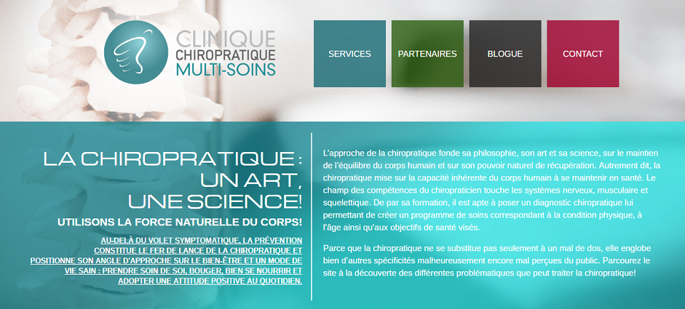 Clinique Chiropratique Multi-Soins  en Ligne