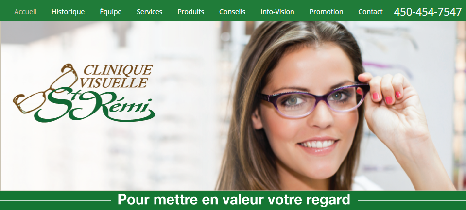 Clinique Visuelle St-Remi en Ligne Clinique Visuelle St-Remi en Ligne