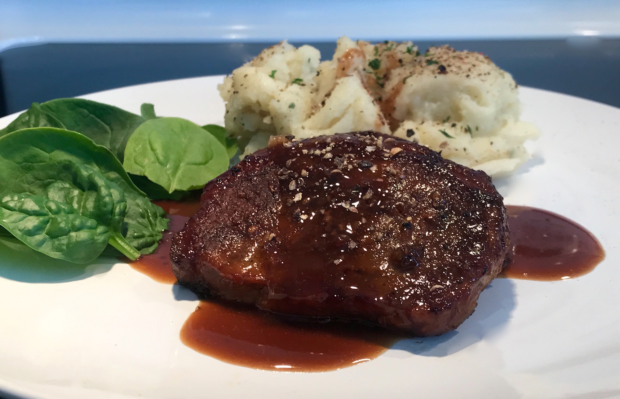 Côtelettes de Porc Mariné à L